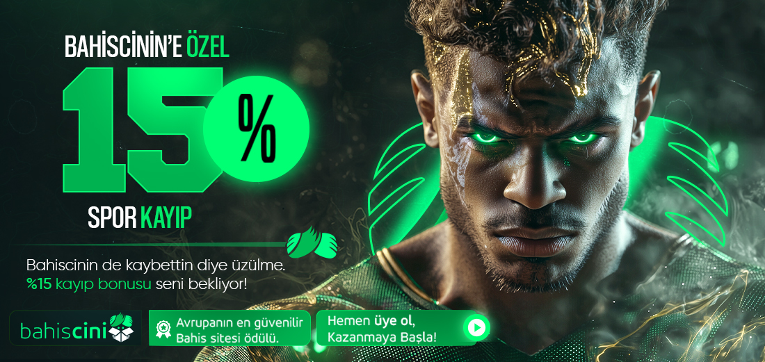 %15 SPOR KAYIP BONUSU