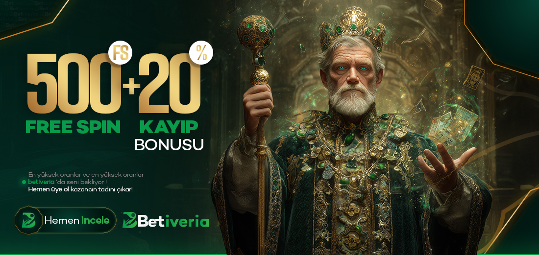 500 FREESPİN+%20 KAYIP BONUSU