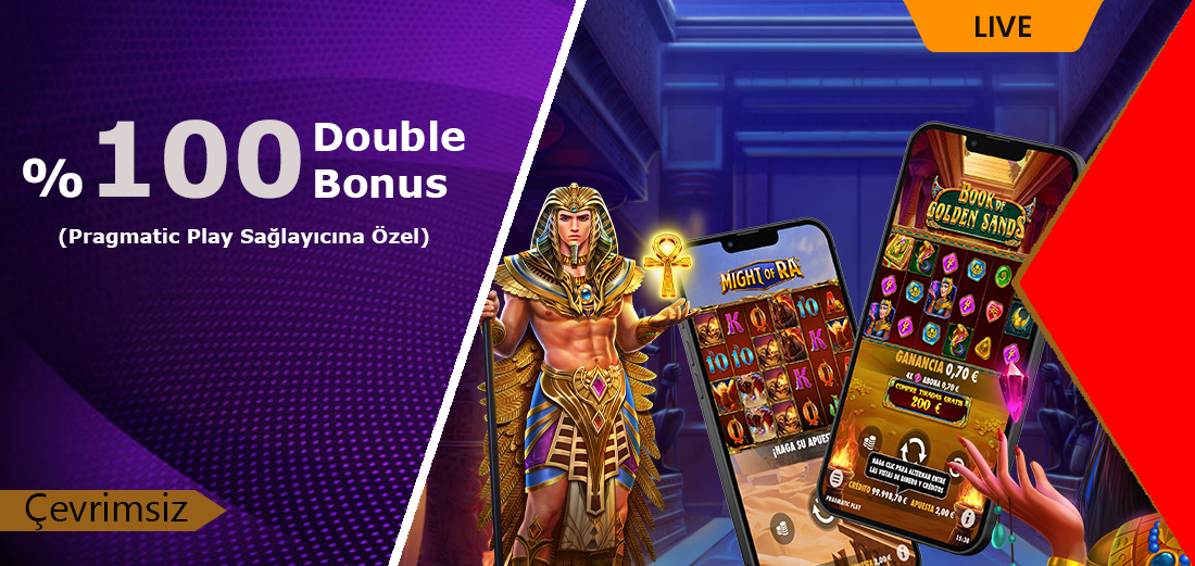 %100 Double Bonus