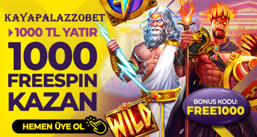 1000 TL ve üzeri Depozit Yap / 1000 Freespin (Her Spin 1 TL'den) Kazan
